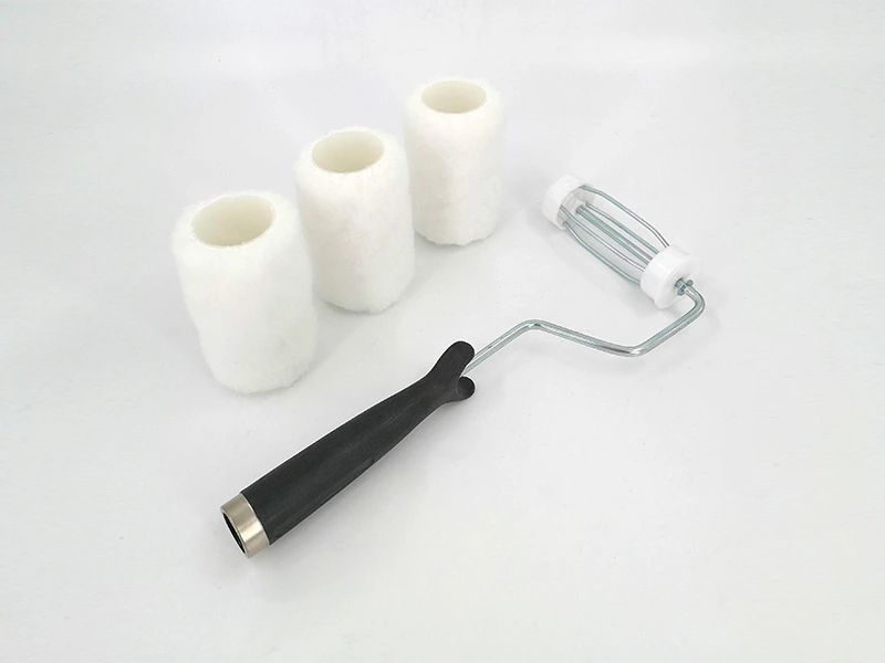 Mini 4" Microfiber Paint Roller Birdcage Holder